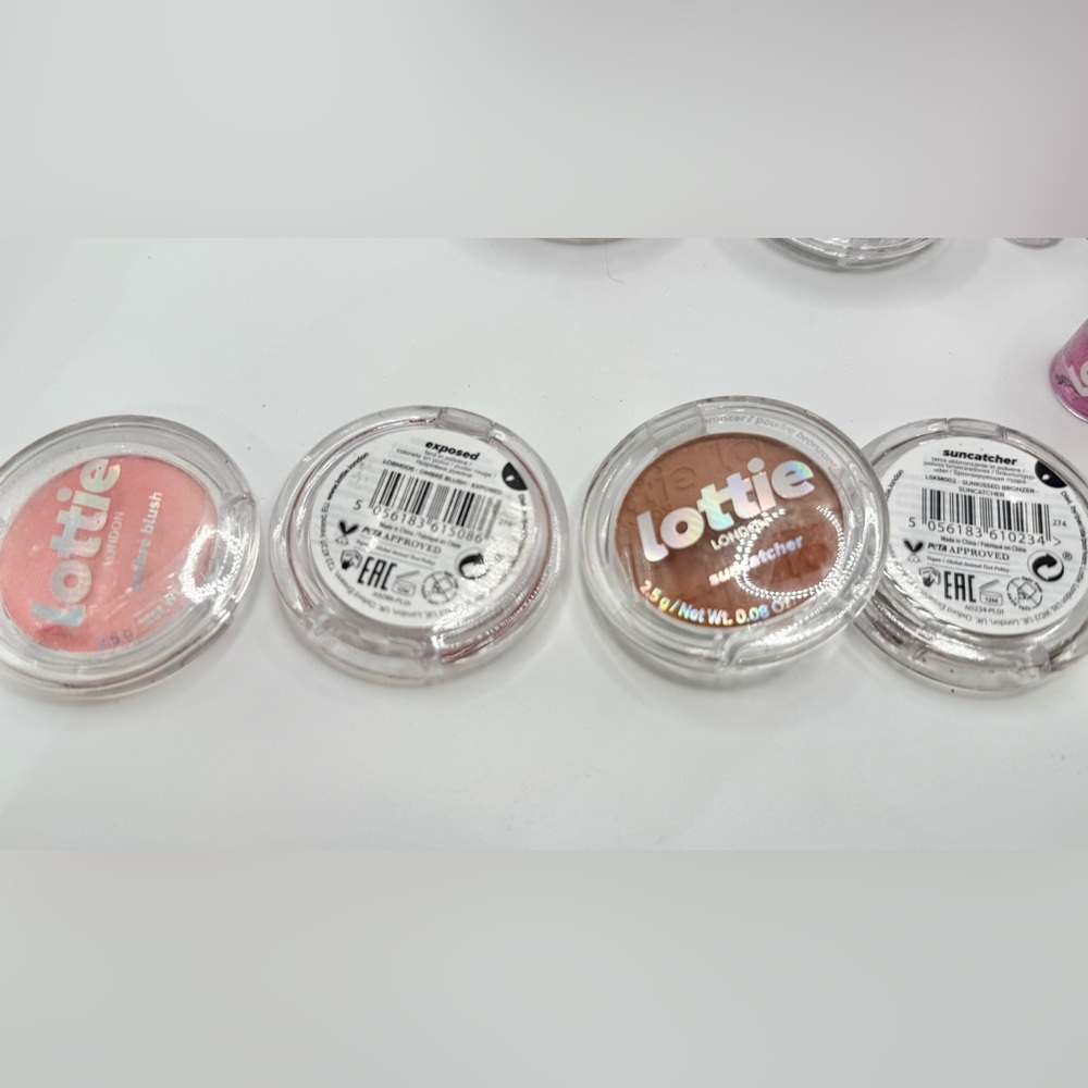Lottie London Makeup Bundle w/blush, highlighter, setting powder, lipglosses - Picture 2 of 6